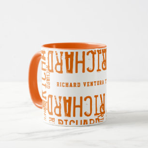 Taza Nombre de naranja Guay