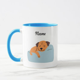 Taza Nombre de Personalizable de perro de corte