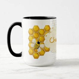 Taza NOMBRE DE Wimsey 3D de Honey Comb