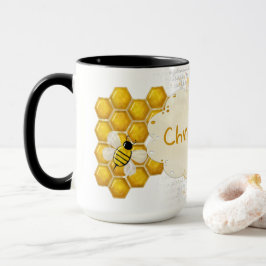 Taza NOMBRE DE Wimsey 3D de Honey Comb