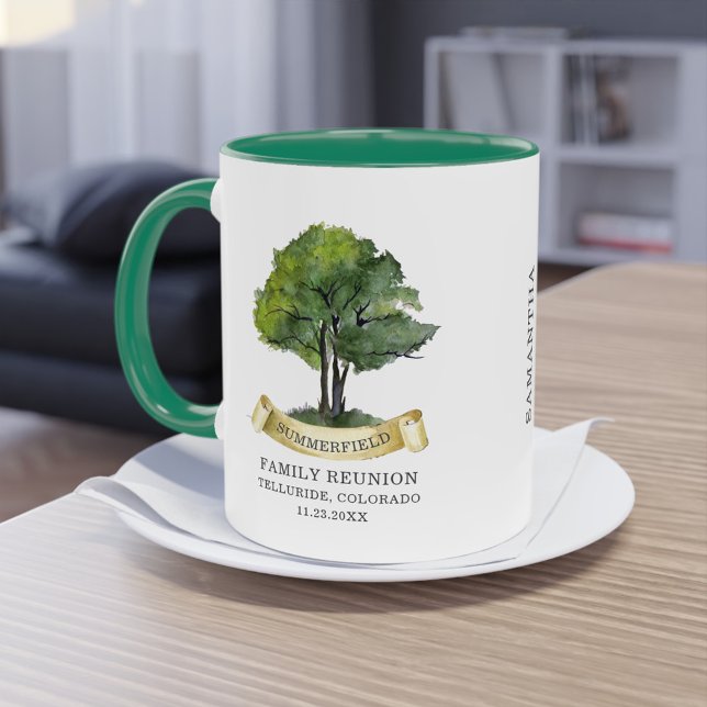 Taza Nombre del árbol de la unión familiar personalizad (Subido por el creador)