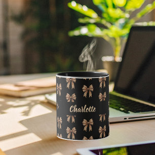 Taza Nombre del arco del leopardo negro
