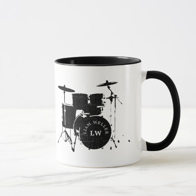 Taza nombre del baterista (Derecha)