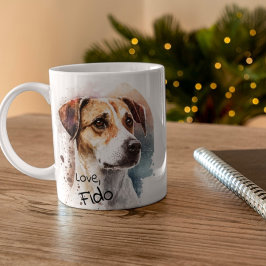 Taza Nombre del Mascota del personalizable para los pad