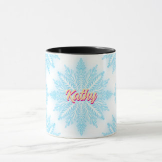 Taza Nombre del Personalizar falso de nieve