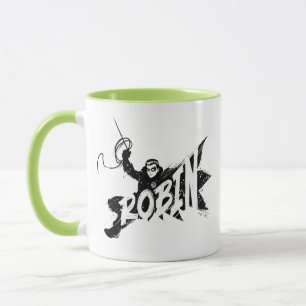 Taza Nombre del pincel de lápiz Robin