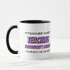 Taza Nombre del profesor Estilo de Personalizado de Mug
