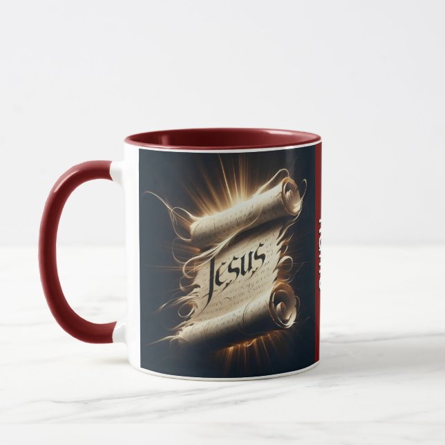 Taza "Nombre del salvador" Café Mug (Izquierda)