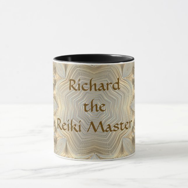 Taza Nombre el amo de Reiki (Centro)