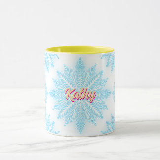 Taza Nombre falso de nieve Personalizado