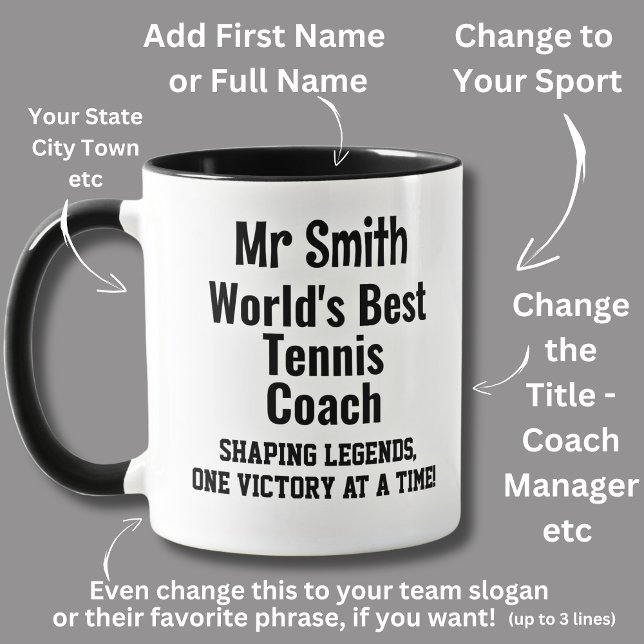 Taza Nombre, mejor entrenador de tenis del mundo (Subido por el creador)