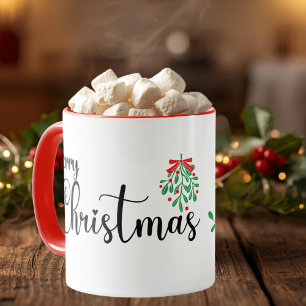 Taza Nombre personal de Feliz Navidad