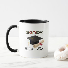 Taza Nombre personal, graduado en 2023