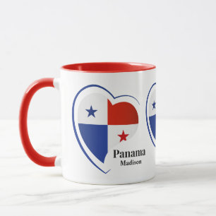 Taza Nombre personalizado Amor Panamá