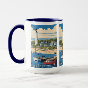 Taza Nombre personalizado Cabo Cod Massachusetts