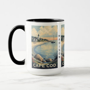Taza Nombre personalizado Cabo Cod Massachusetts