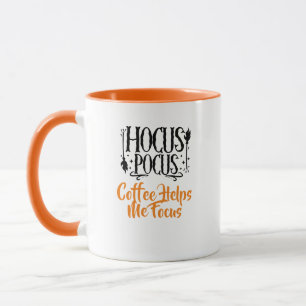 Taza Nombre personalizado 'Café Hocus Pocus me Ayuda a