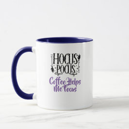 Taza Nombre personalizado 'Café Hocus Pocus me Ayuda a