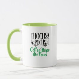 Taza Nombre personalizado 'Café Hocus Pocus me Ayuda a
