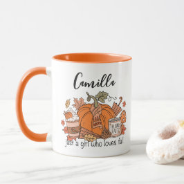 Taza Nombre personalizado Caída Mug, Caída de vibracion