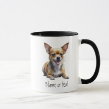 Nombre personalizado Chihuahua, perro animal domés