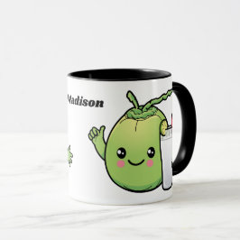 Taza Nombre personalizado Coconuts de cuta