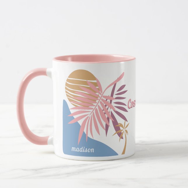 Taza Nombre personalizado Costa Rica (Izquierda)