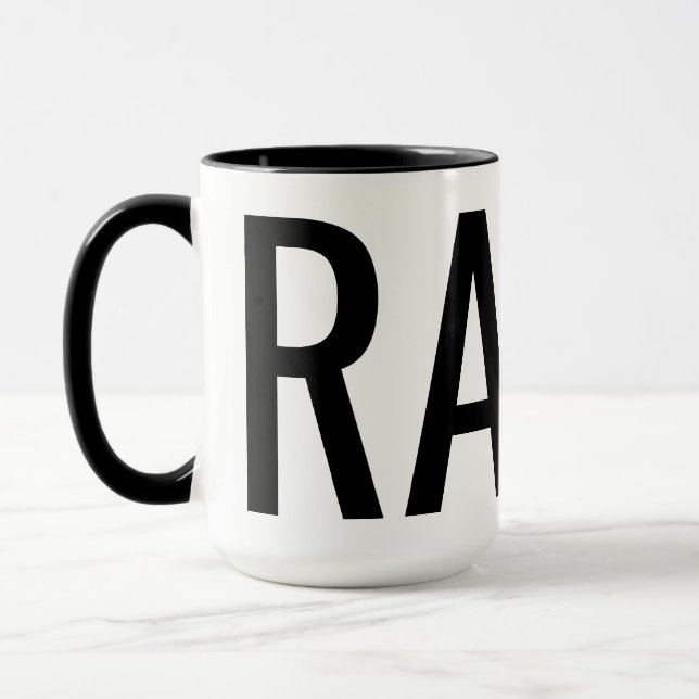Taza Nombre personalizado CRAP / RAP mug (Izquierda)