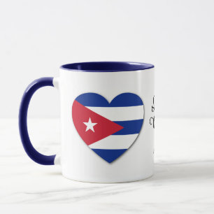 Taza Nombre personalizado Cuba Amar a los mugs