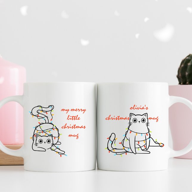 Taza Nombre personalizado de gato corto mis pequeños Na (Subido por el creador)