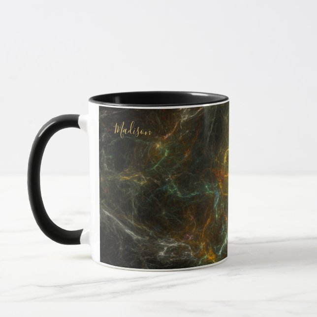 Taza Nombre personalizado de los muelles Star Field (Izquierda)