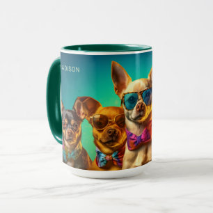 Taza Nombre personalizado de los perros Guay