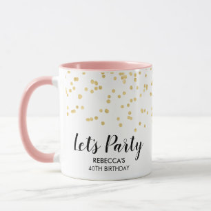 Taza Nombre personalizado de Relieve metalizado de rega