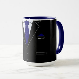 Taza Nombre personalizado del Café Empresarial Funny Pe