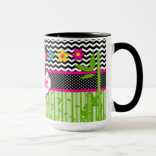 Taza Nombre Personalizado Del Monograma De Los Niños P