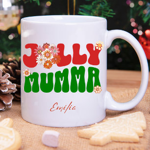 Taza Nombre personalizado del retro curativo del Boho J