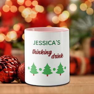 Taza Nombre personalizado Divertido Bebida Pensativa Ár