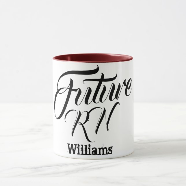 Taza Nombre personalizado Enfermera personalizada Dr Fu (Centro)