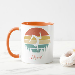TAZA NOMBRE PERSONALIZADO GIMNASTICA MUG REGALO PARA
