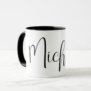 Taza NOMBRE PERSONALIZADO - Guión de moda personalizado
