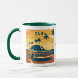 Taza Nombre personalizado Ilustracion de Cuba