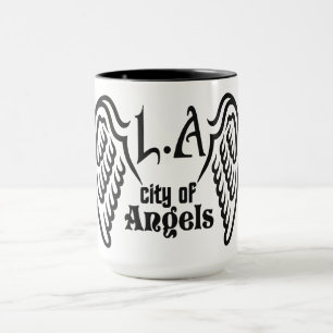 Taza Nombre personalizado L.A. Los Angeles mugs