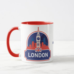 Taza Nombre personalizado Londres