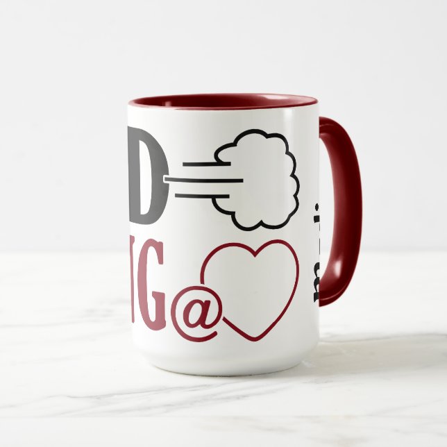 Taza Nombre personalizado Mug de dibujo antiguo - elegi (Anverso derecho)