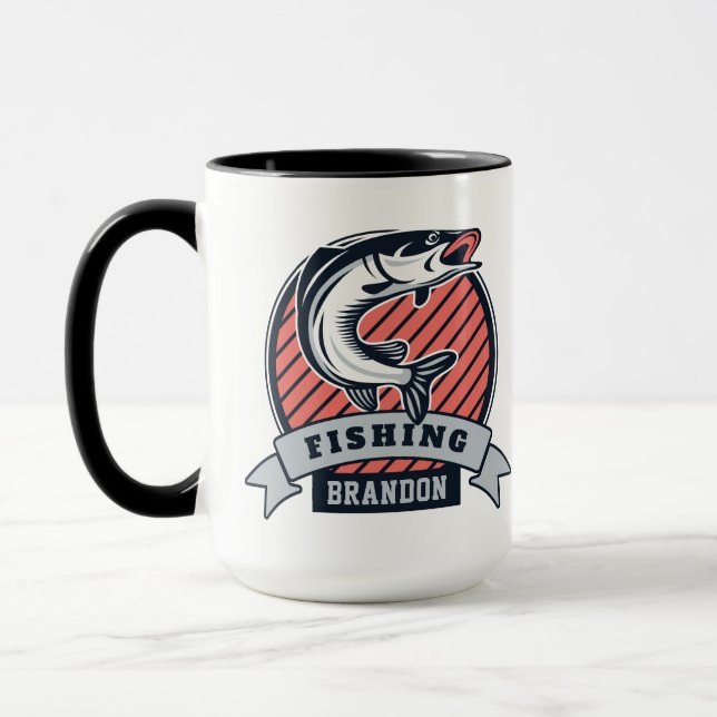 Taza Nombre personalizado Mugs de Fisher (Izquierda)