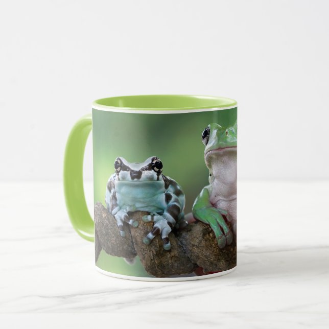 Taza Nombre personalizado Mugs de rana (Anverso izquierdo)