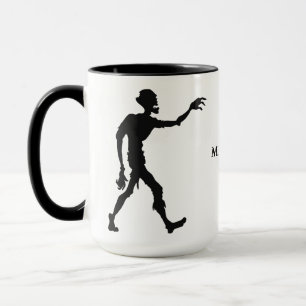 Taza Nombre personalizado Mugs Zombie