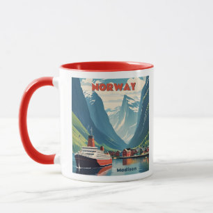 Taza Nombre personalizado Noruega