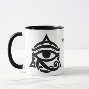 Taza Nombre personalizado Ojo de Horus