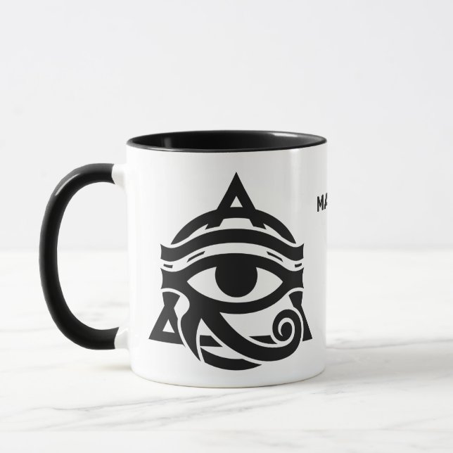 Taza Nombre personalizado Ojo de Horus (Izquierda)